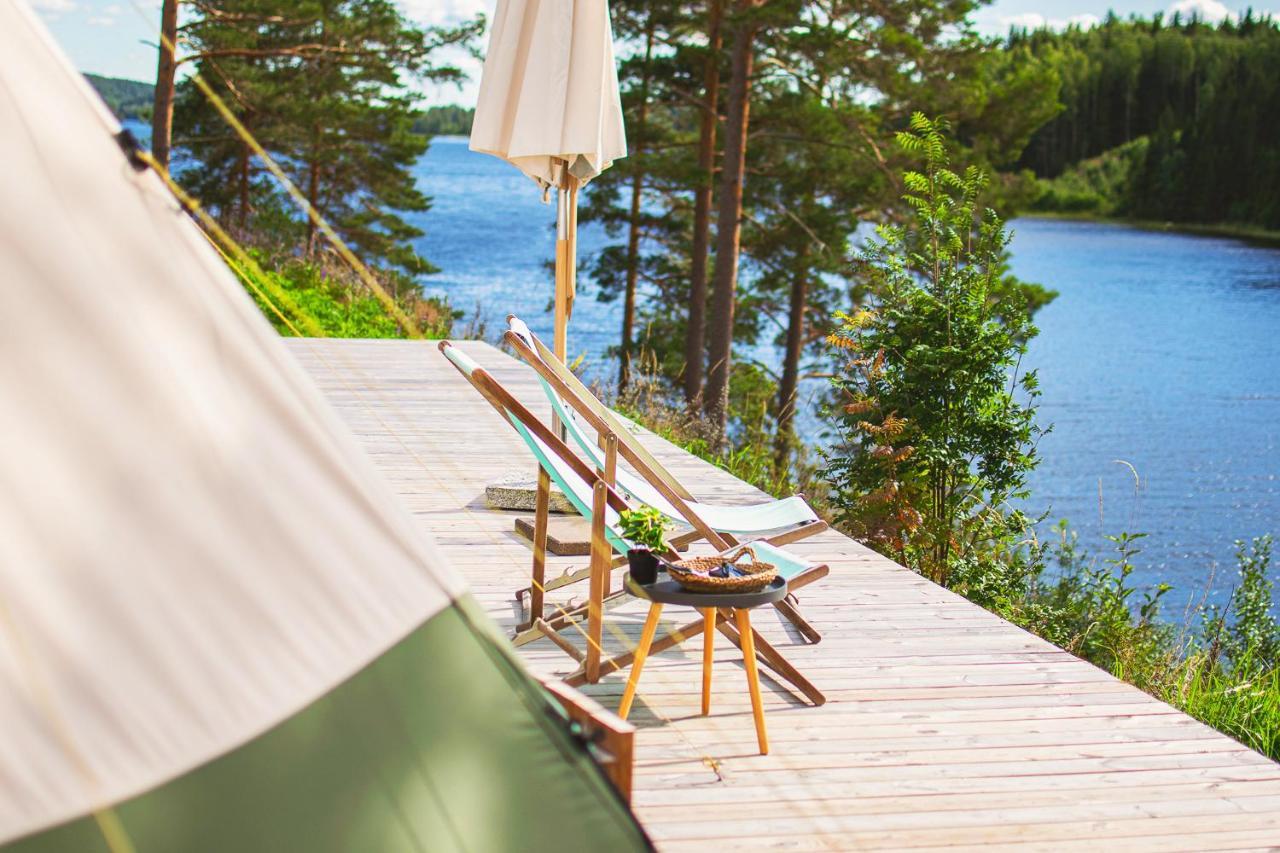 Arjaeng Camping & Stugor Sommarvik Exterior foto